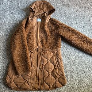 Old Navy Medium Teddy/Quilt Jacket